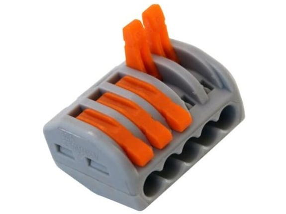 Commel Kablovske petostruke spojnice 0,08-2,5(4)mm2 10kom 250V/4kV