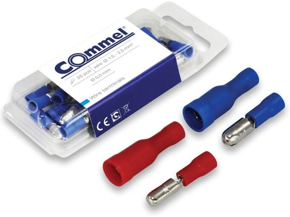 Commel Izolovani natikač za žicu 25 kom 1,5-2,5 mm2