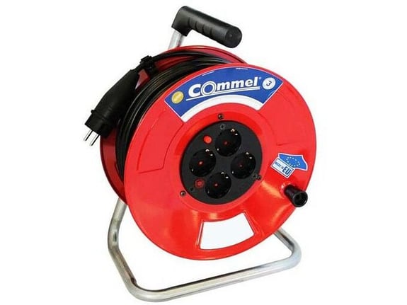 Commel Kabl sa motalicom na metal bubnju 280mm monof 50m H05VV-F 3G1,5