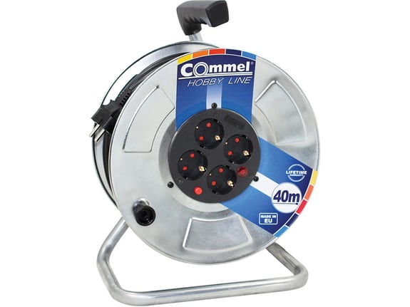 Commel Kabl sa motalicom na metal bubnju 280mm monof 40m H05RR-F 3G2,5
