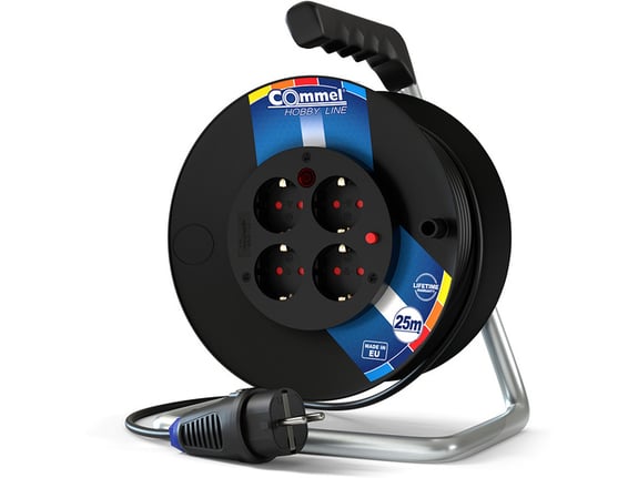 Commel Kabl sa motalicom PVC bubanj 230mm monofazna 25m H05RR-F 3G1,5