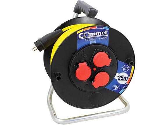 Commel Kabl sa motalicom PVC bubanj 280mm monofazna 25m H05RR-F 3G2,5