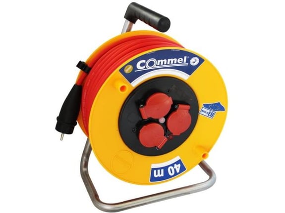 Commel Kabl sa motalicom PVC bubanj 280mm monofazna 40m H05RR-F 3G2,5