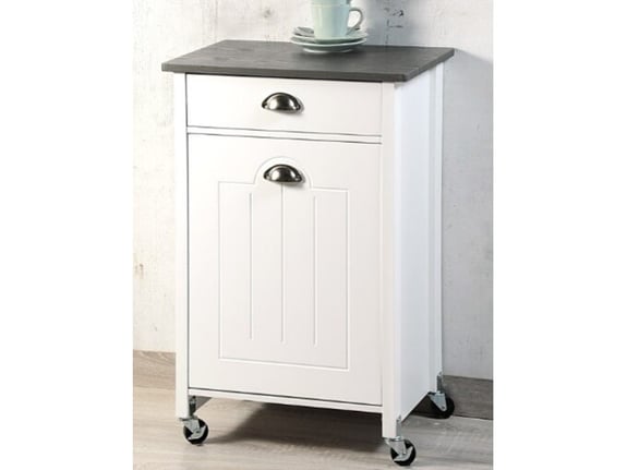 Kesper Višenamenski ormarić sa točkićima i kantom za otpatke