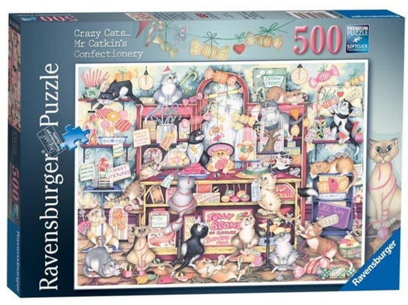 Ravensburger puzzle (slagalice) - Lude mačke