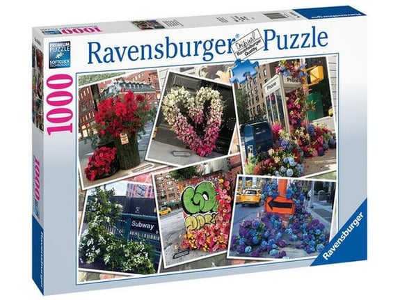 Ravensburger puzzle (slagalice) - NYC cveće