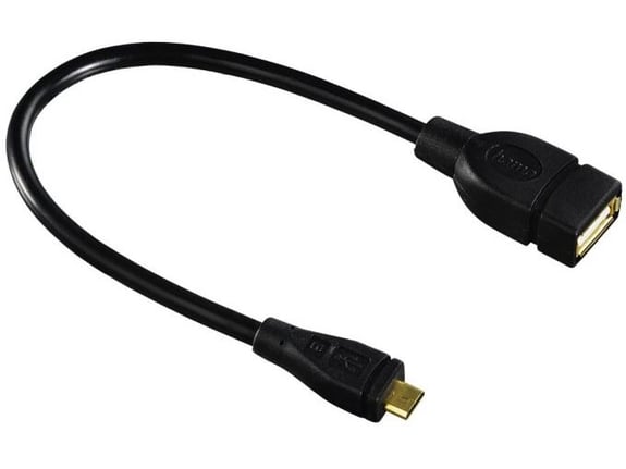 Hama USB kabl micro-B muški na USB-A ženski 15cm