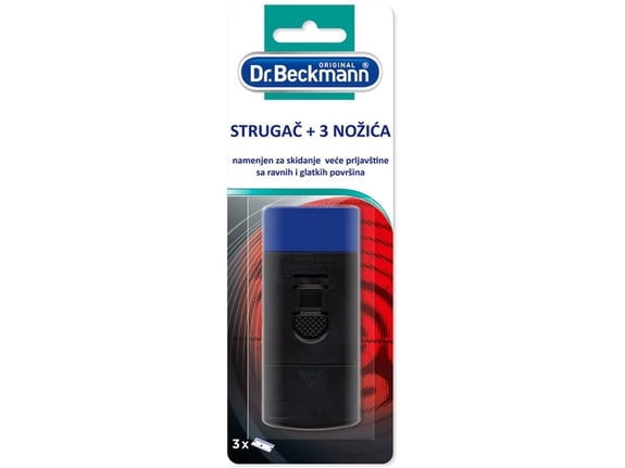 Dr.Beckmann Strugač za sve ravne ploče + 3 noža