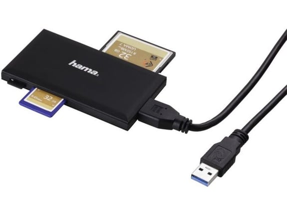 Hama USB 3.0 Multi čitač kartica, SD/microSD/CF/MS