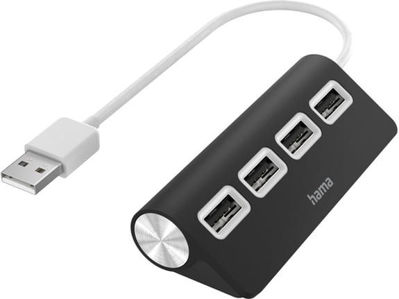 Hama USB 2.0 HUB 1:4, 480 Mbit/s