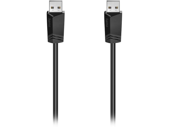 Hama USB A-A kabl USB 2.0, 480 Mbit/s 1.50 m