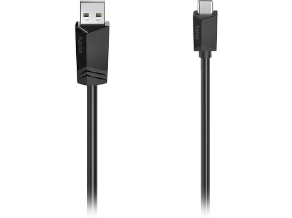 Hama USB kabl USB-A muški na USB-C muški, 2.0, 0.75m