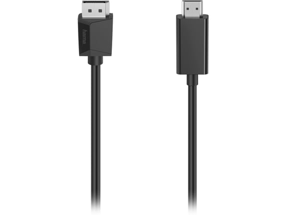 Hama Kabl DisplayPort na HDMI muški, Ultra-HD 4K, 1.5m