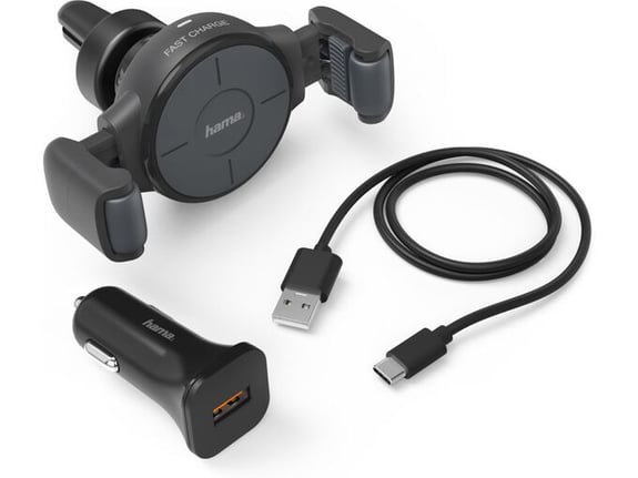 Hama Bežični punjač + auto drzač FC10 Flex-Set