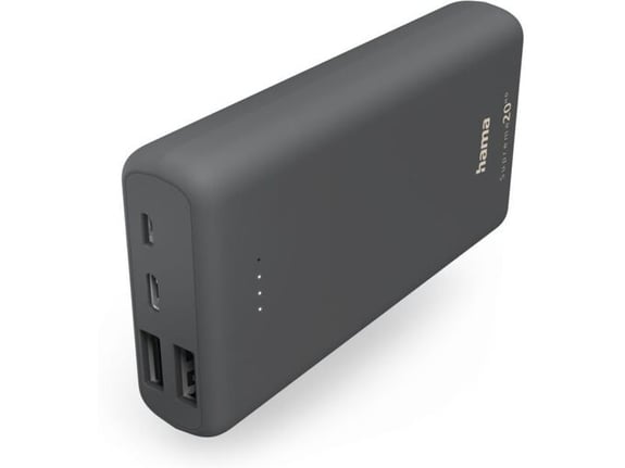 Hama Eksterna baterija Supreme 20HD 20000mAh, Tip C 1 x USB-C, 2 x USB-A