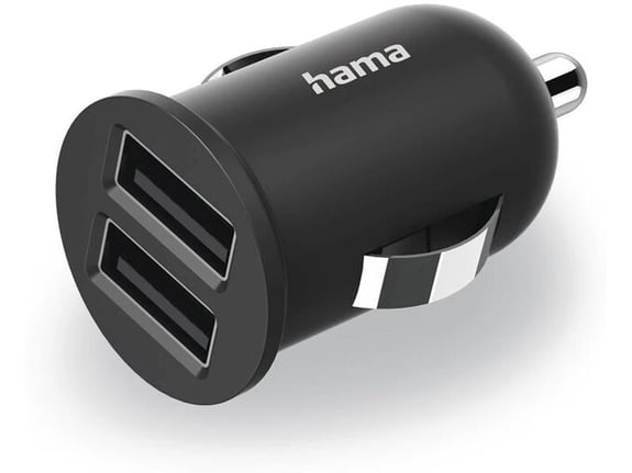 Hama Auto punjač sa dva USB porta, 2.4A