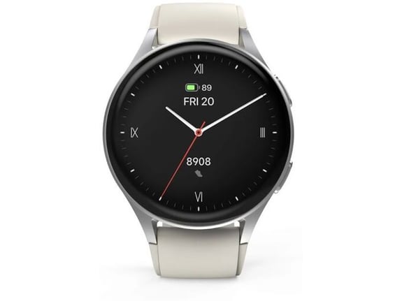 Hama Pametni sat 8900 GPS, AMOLED 1.32 bež-srebrni