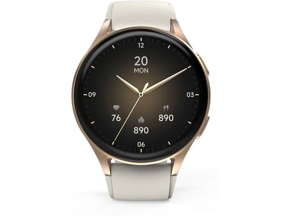 Hama Pametni sat 8900 GPS, AMOLED 1.32 bež-zlatni