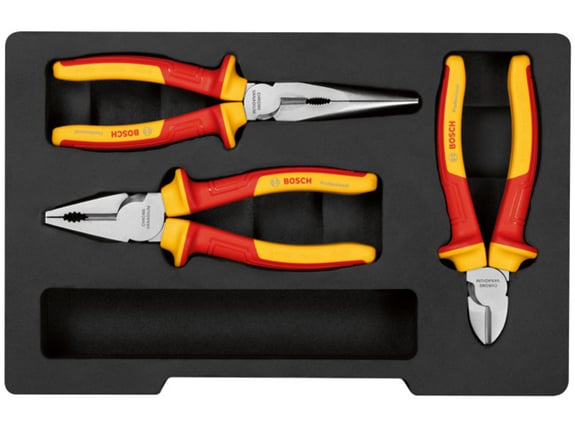 Bosch Set VDE Električarskih klešta 3 komada 1600A02NG0