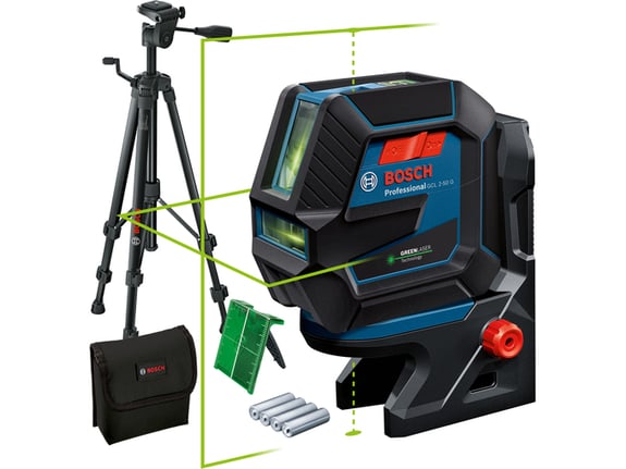 Bosch Kombinovani laser GCL 2-50 G + RM 10 + BT 150 Carton 0601066M01