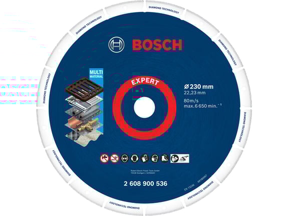 Bosch Dijamantski disk za metal 230 mm Expert 2608900536