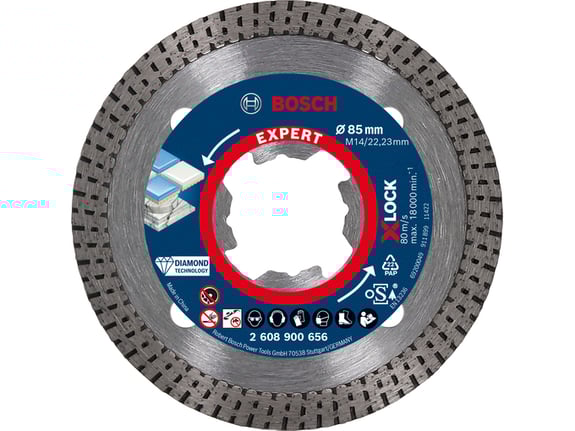 Bosch Dijamantska rezna ploča HardCeramic 85 mm X-LOCK Expert 2608900656