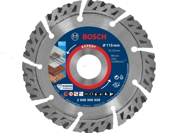 Bosch Dijamantska rezna ploča MultiMaterial 115 mm Expert 2608900659