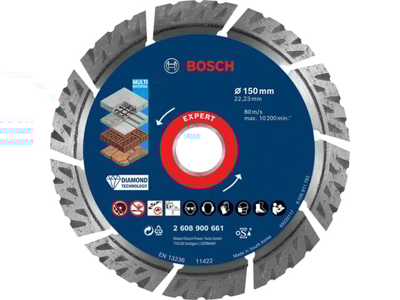Bosch Dijamantska rezna ploča MultiMaterial 150 mm Expert 2608900661
