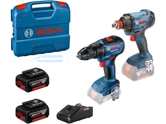 Bosch Kombinovani set GDX + GSR 18V 2x5.0AH 0615990N3F