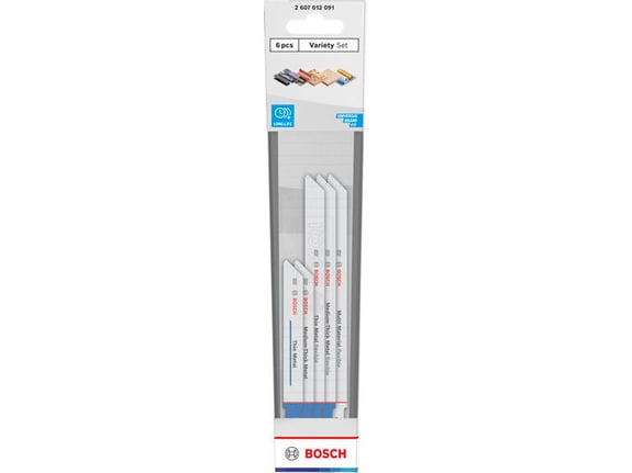 Bosch Set raznovrsnih sečiva za ubodnu testeru, 6 kom. 2607012091