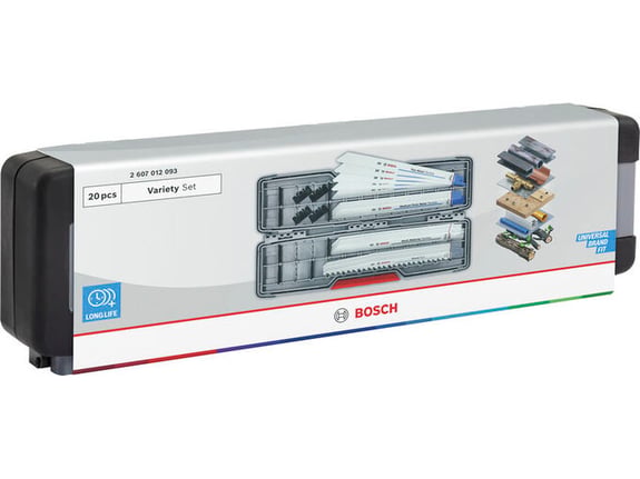 Bosch Set raznovrsnih sečiva za ubodnu testeru, 20 kom. 2607012093