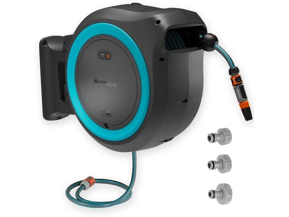 Gardena Baterijska motalica za crevo Powerroll Solo XL 35m