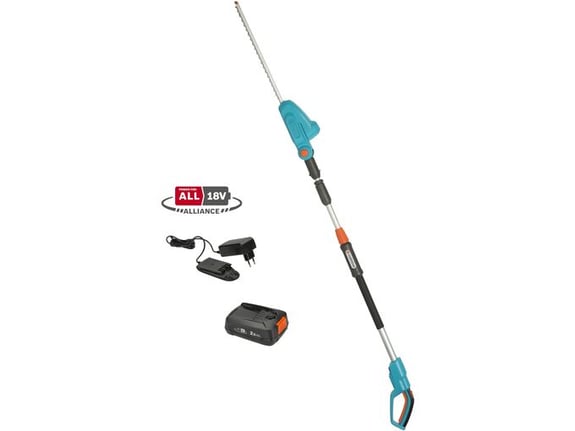 Gardena Akumulatorski teleskopski trimer za živu ogradu Solo THS 42cm/18V P4A