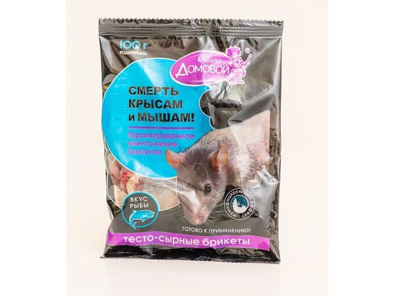 Domovoi Proska Briket od sira/testa kolač za glodare i krtice od 100gr, riba