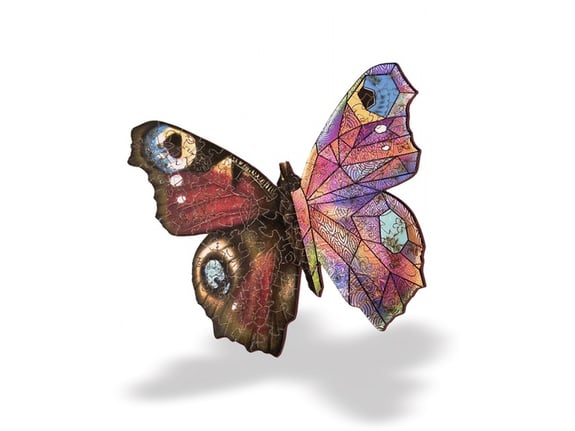 Wood Magic Slagalica od drveta Puzzle Leptir 128 delova