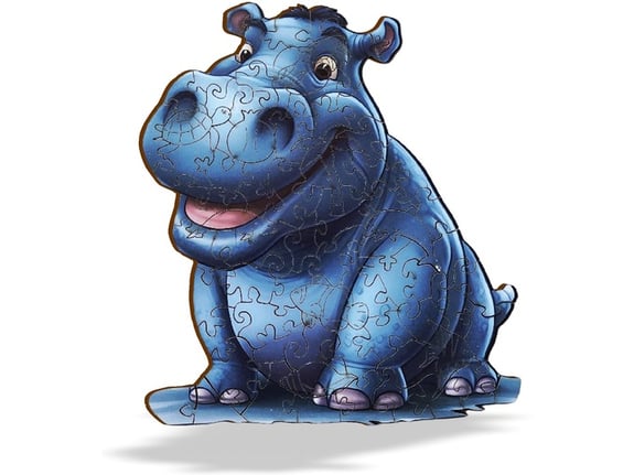 Wood Magic Slagalica od drveta Puzzle Nilski konj 73 dela