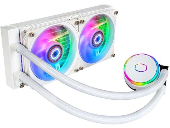 Cooler Master Vodeno hlađenje MasterLiquid PL240 FLUX White Edition - MLY-D24M-A23PZ-RW