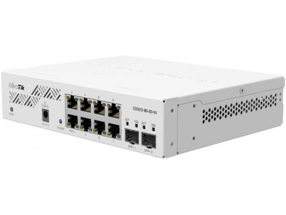 Mikrotik SwOS Lite upravljivi switch CSS610-8G-2S+IN
