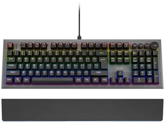 Noxo Mehanička gejmerska tastatura BLUE switch, EN Conqueror
