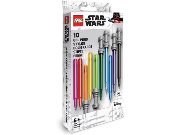 LEGO Star Wars gel olovke u obliku svetlosne sablje, 10 kom