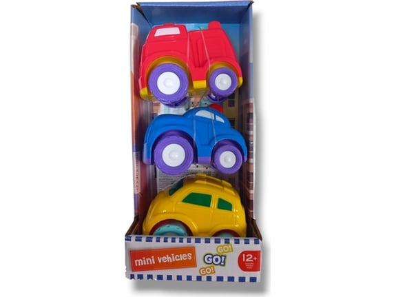 Infunbebe Igračka za bebe Mini vozila 3u1 12m+