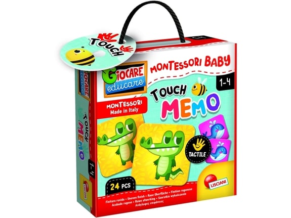 Lisciani Edukativna senzitivna igra - Memorija Montesori Baby 92703