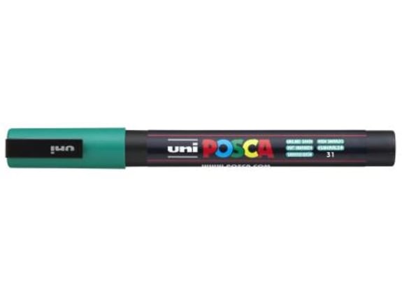 Uni Marker PC-3M zeleni emerald 31 Posca 0.9-1.3mm