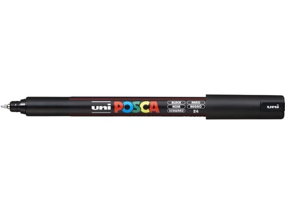 Uni Marker PC-1MR crni 24 Posca 0.7mm
