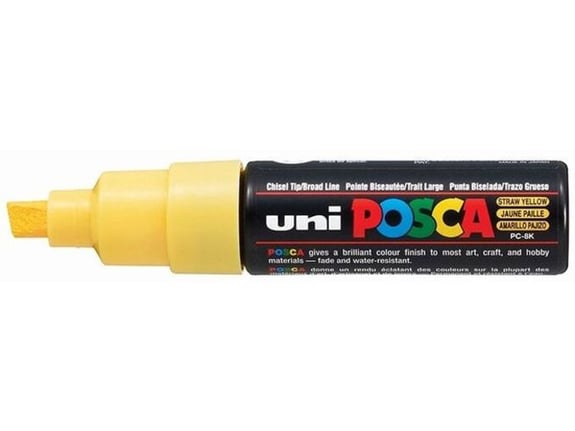 Uni Marker PC-8K žuta slama 73 8 mm Posca