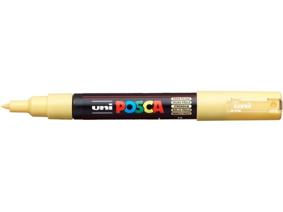 Uni Marker PC-1M žuta slama 73 Posca 0.7mm