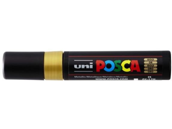 Uni Marker PC-17K zlatni 25 Posca 15,00mm