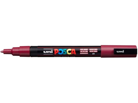 Uni Marker PC-3M crveni tamno 14 Posca 0.9-1.3mm