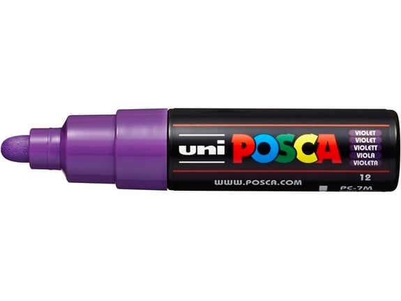 Uni Marker PC-7M ljubičasta 12 Posca 4,5-5,00mm
