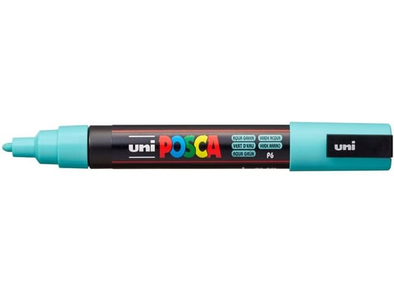 Uni Marker PC-3M zeleni aqua P6 Posca 0.9-1.3mm